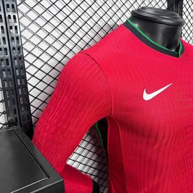 2024 Portugal Home Long Sleeve Kit Player Version Shirt