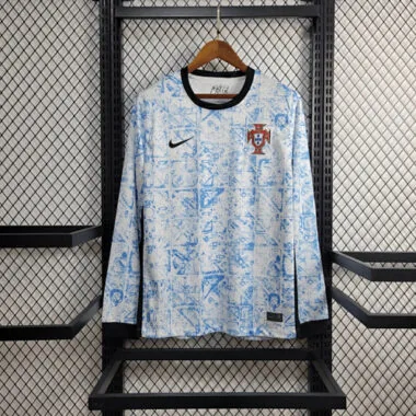 2024 Portugal Away Kit Long Sleeve Shirt