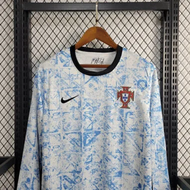 2024 Portugal Away Kit Long Sleeve Shirt