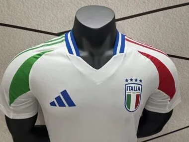 2024 Italy Away Player Version Kit UEFA Euro Shirt