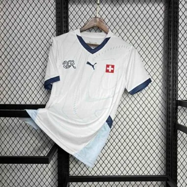 2024 Switzerland Away Kit UEFA Euro Shirt Football AAAAJersey Supplier