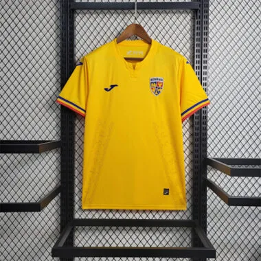 2024 Romania Home Kit UEFA Euro Shirt Best Jerseys Supplier