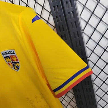 2024 Romania Home Kit UEFA Euro Shirt Best Jerseys Supplier