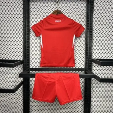 2024 Turkey Away Kid Kits UEFA Euro Youth Apparels Football AAAAJersey Supplier