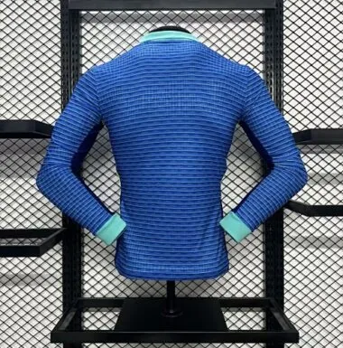 Camisa de manga comprida da seleção brasileira para jogos fora de casa de 2024, versão de jogador