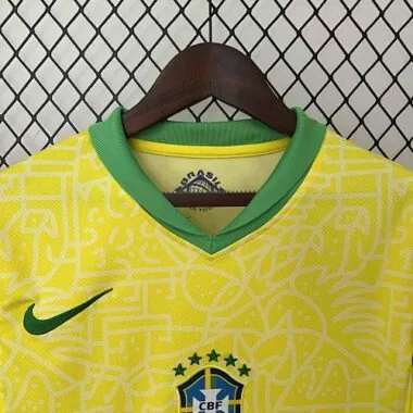 2024 Brazil Home Women Shirt Copa Amerca Apparel