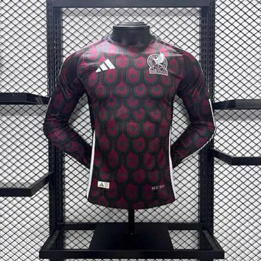2024 Mexico Home Long Sleeve Kit Player Version Shirt