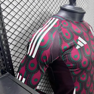 Camisa de manga comprida da seleção do México para 2024, versão de jogador