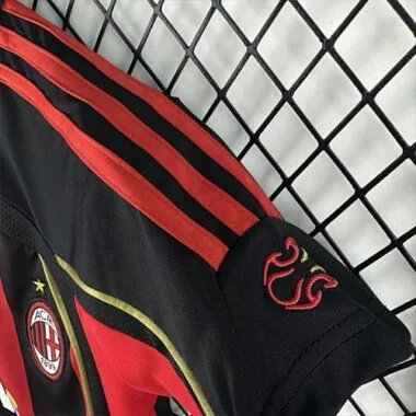 06-07 Retro Kids AC Milan Home Kit Cheap Football Jersey Wholesale Yupoo