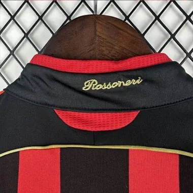 06-07 Retro Kids AC Milan Home Kit Cheap Football Jersey Wholesale Yupoo