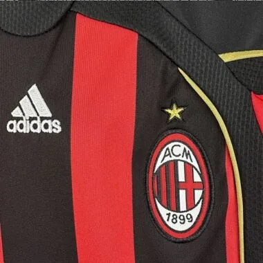 06-07 Retro Kids AC Milan Home Kit Cheap Football Jersey Wholesale Yupoo