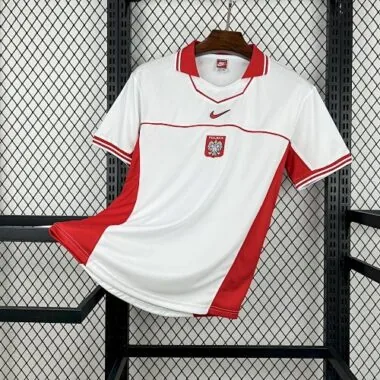 1997 Retro Poland Home Kit Cheap Football Jersey Wholesale Yupoo
