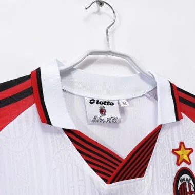 97-98 Retro AC Milan Away Kit Cheap Football Jersey Wholesale Yupoo