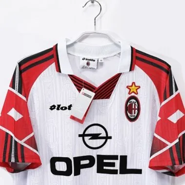 97-98 Retro AC Milan Away Kit Cheap Football Jersey Wholesale Yupoo