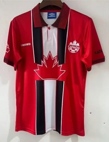 1998 Retro Canada Home Kit World Cup Cheap Football Jersey Wholesale Yupoo
