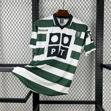 00-01 Retro Sporting Lisbon Home Kit S-XXL Cheap Football Jersey Wholesale Yupoo