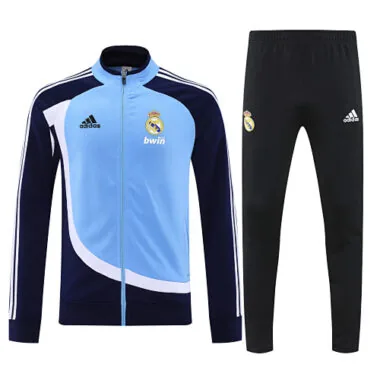 07-08 Retro Real Madrid Training Kits Tracksuits Jacket Cheap Football Jersey Wholesale Yupoo