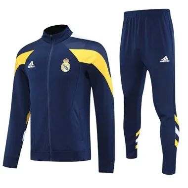 98-99 Retro Real Madrid Training Kits Tracksuits Jacket Cheap Football Jersey Wholesale Yupoo