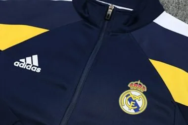 98-99 Retro Real Madrid Training Kits Tracksuits Jacket Cheap Football Jersey Wholesale Yupoo