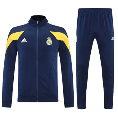 98-99 Retro Real Madrid Training Kits Tracksuits Jacket Cheap Football Jersey Wholesale Yupoo