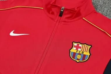 25-26 Retro Barcelona Training Kits Tracksuits Jacket Cheap Football Jersey Wholesale Yupoo