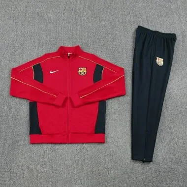 25-26 Retro Barcelona Training Kits Tracksuits Jacket Cheap Football Jersey Wholesale Yupoo