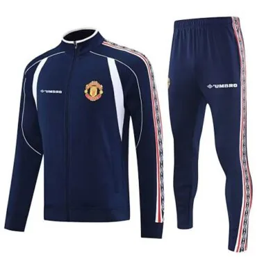 25-26 Retro Manchester United Training Kits Tracksuits Jacket Cheap Football Jersey Wholesale Yupoo