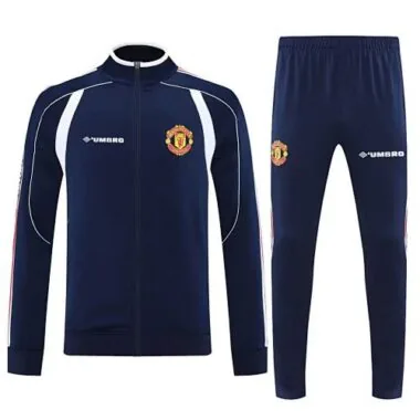 25-26 Retro Manchester United Training Kits Tracksuits Jacket Cheap Football Jersey Wholesale Yupoo
