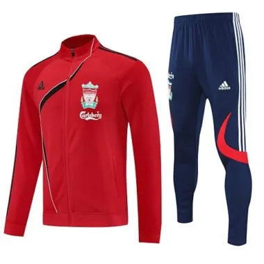 09-10 Retro Liverpool Training Kits Tracksuits Jacket Cheap Football Jersey Wholesale Yupoo