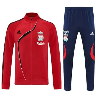 09-10 Retro Liverpool Training Kits Tracksuits Jacket Cheap Football Jersey Wholesale Yupoo