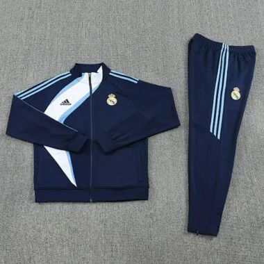 25-26 Retro Real Madrid Training Kits Tracksuits Jacket Cheap Football Jersey Wholesale Yupoo