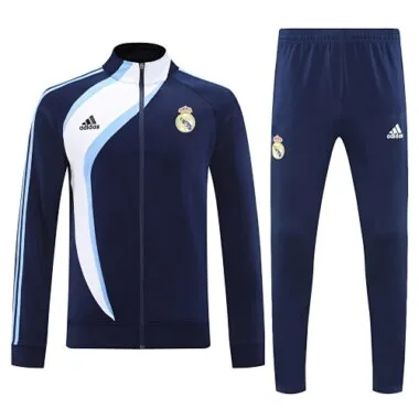 25-26 Retro Real Madrid Training Kits Tracksuits Jacket Cheap Football Jersey Wholesale Yupoo