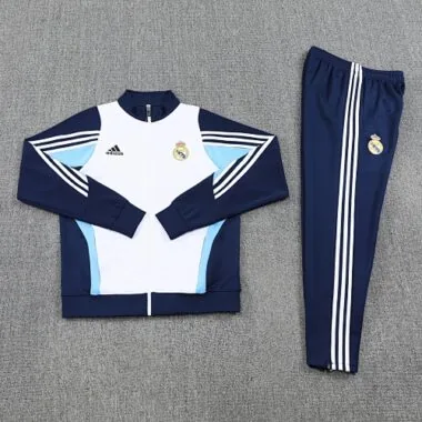 04-05 Retro Real Madrid Training Kits Tracksuits Jacket Cheap Football Jersey Wholesale Yupoo