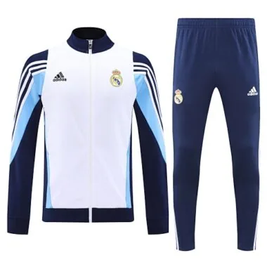 04-05 Retro Real Madrid Training Kits Tracksuits Jacket Cheap Football Jersey Wholesale Yupoo