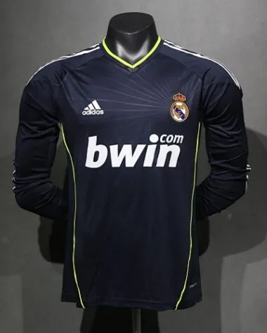 10-11 Retro Player Real Madrid Away Kit Long Sleeve Cheap Football Jersey Wholesale Yupoo