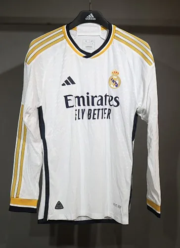 23-24 Player Real Madrid Home Kit Long Sleeve Cheap Football Jersey Wholesale Yupoo
