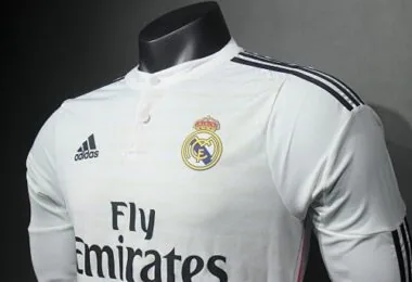14-15 Retro Player Real Madrid Home Kit Long Sleeve Cheap Football Jersey Wholesale Yupoo