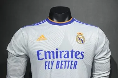21-22 Retro Player Real Madrid Home Kit Long Sleeve Cheap Football Jersey Wholesale Yupoo