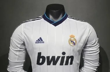 12-13 Retro Player Real Madrid Home Kit Long Sleeve Cheap Football Jersey Wholesale Yupoo