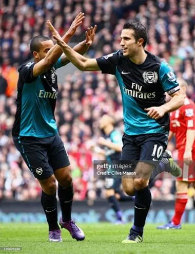 11-12 Retro Players Arsenal Away Kit Long Sleeve Cheap Football Jersey Wholesale Yupoo