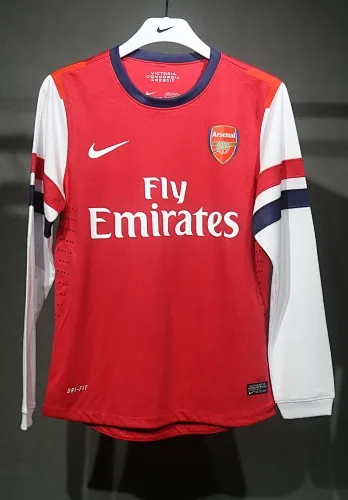 12-13 Retro Players Arsenal Home Kit Long Sleeve Cheap Football Jersey Wholesale Yupoo