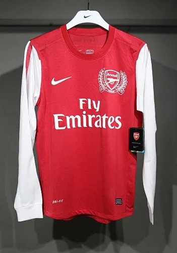 11-12 Retro Players Arsenal Home Kit Long Sleeve Cheap Football Jersey Wholesale Yupoo