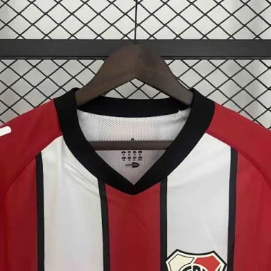 Retro 2003-04 River Plate uittenue met lange mouwen, maten S-XXL