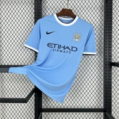 2013-14 Retro Manchester City Home S-XXL