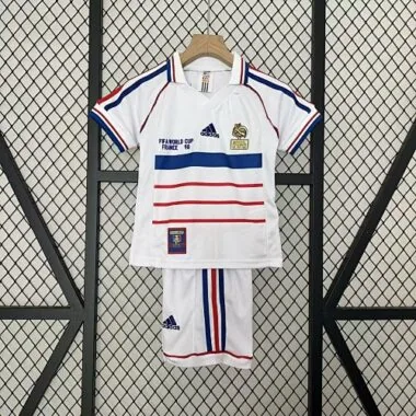 1998 Retro Kids France Away Kit