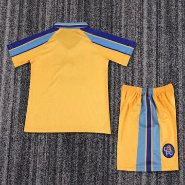 Equipación de visitante retro del Chelsea para niños, 1995-97