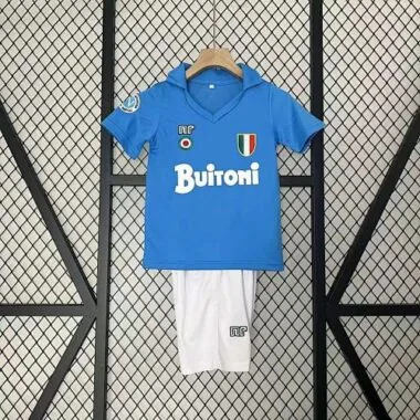 87-88 Retro Kids Napoli Home Kit