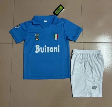 87-88 Retro Kids Napoli Home Kit
