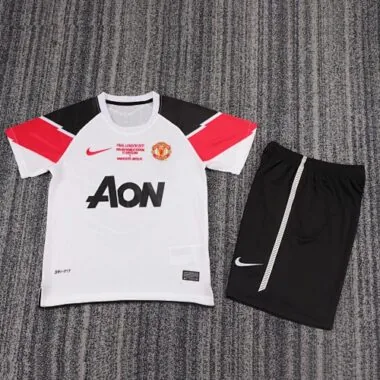 11-12 Retro Kids Manchester United Away Kit