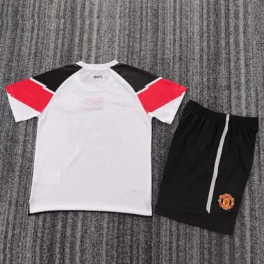 11-12 Retro Kids Manchester United Away Kit